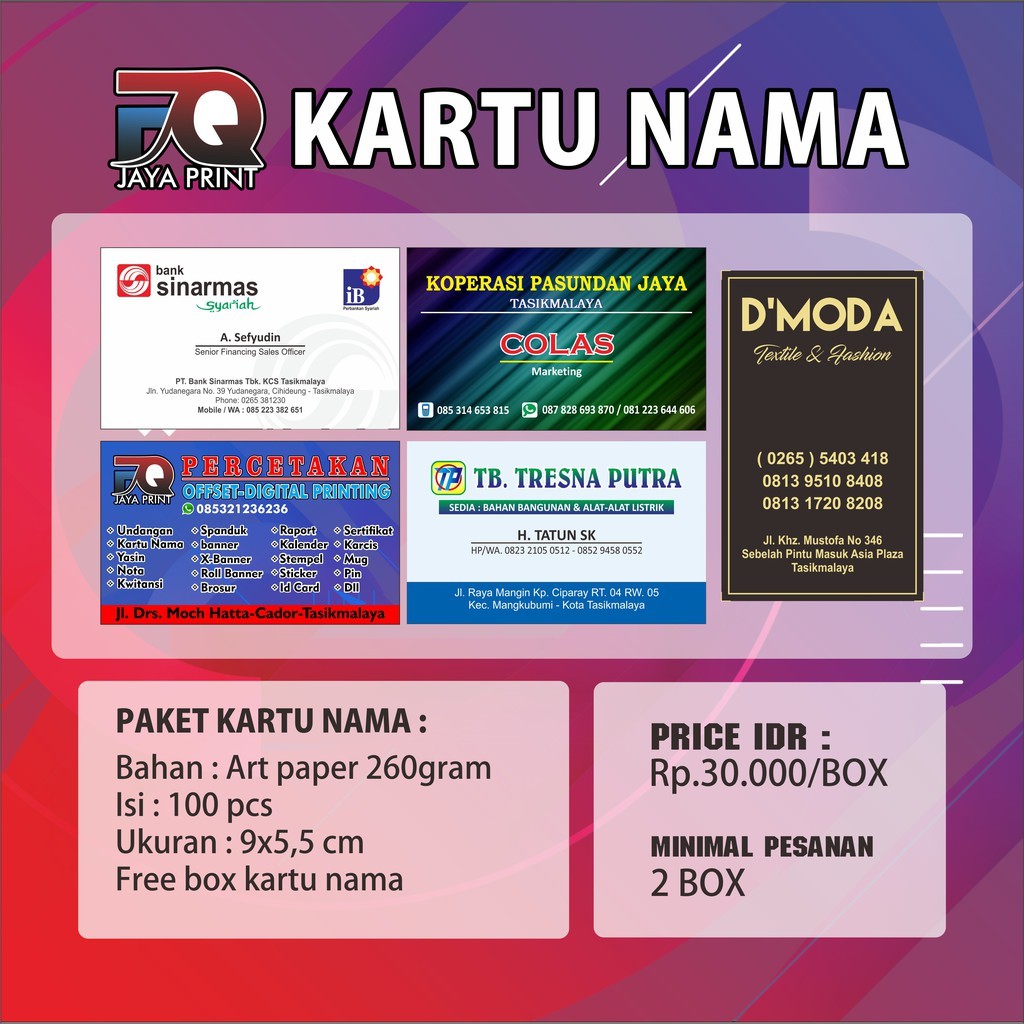 

KARTU NAMA
