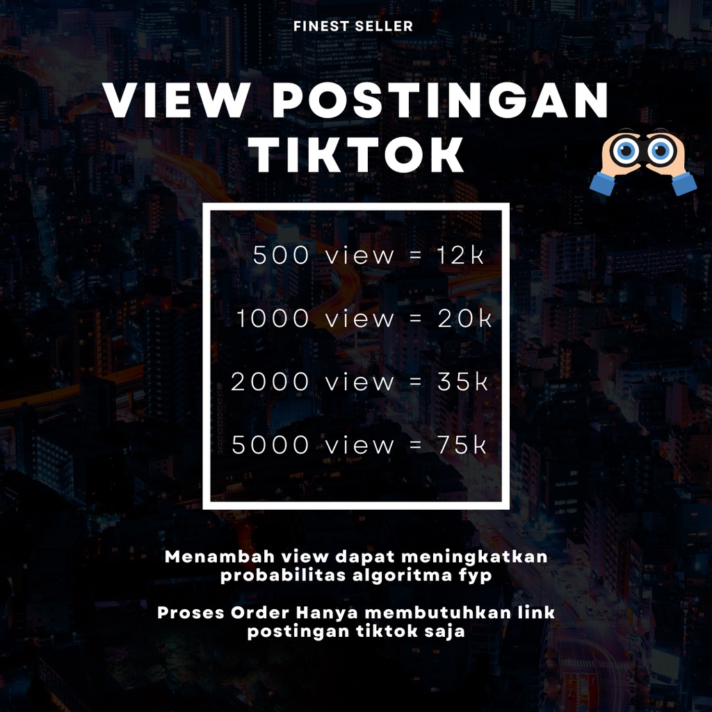 Jual JASA TAMBAH VIEWER TIKTOK TERMURAH TAMBAH VIEWER POSTINGAN TIKTOK