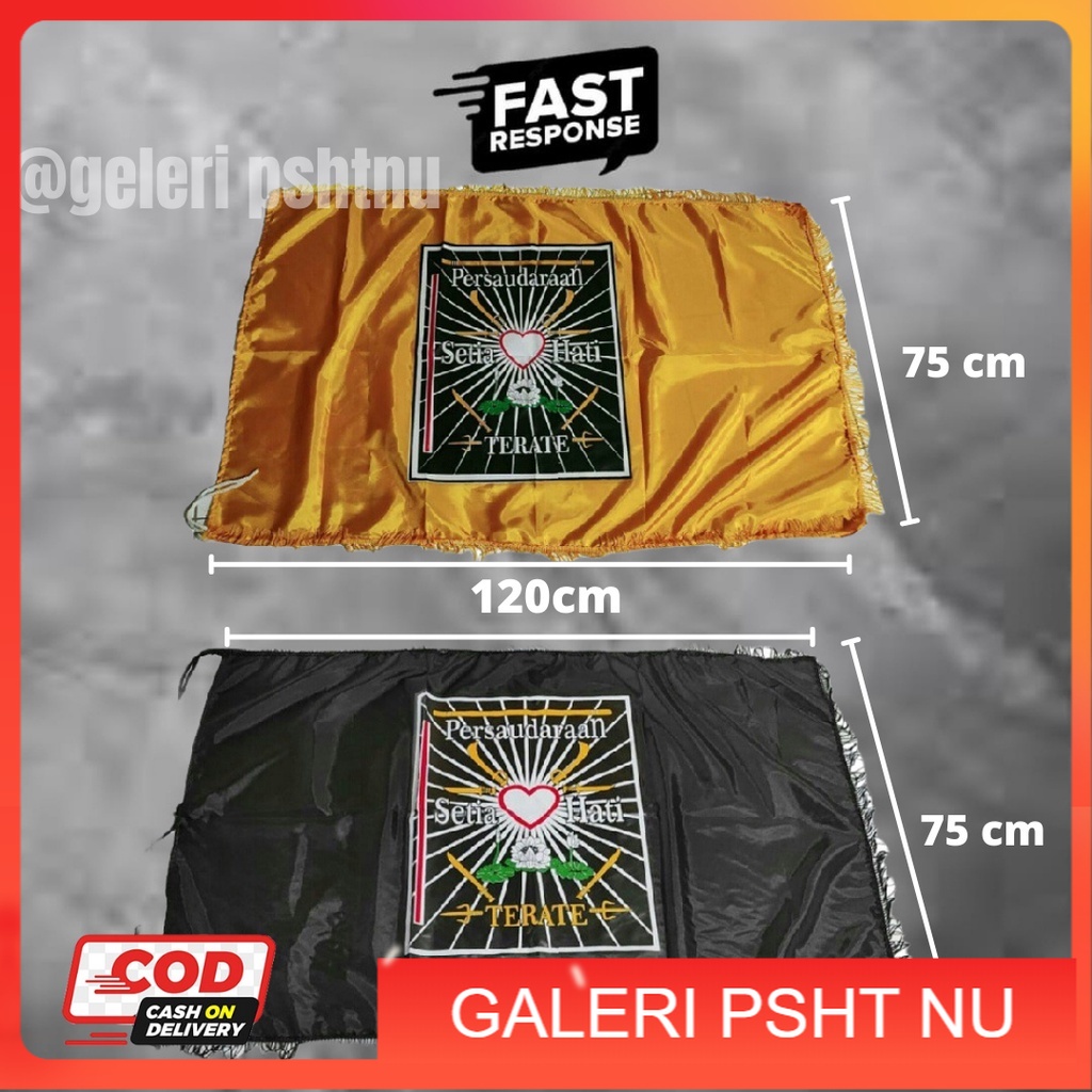 BENDERA PSHT BOLAK BALIK - BENDERA PSHT MURAH- BENDERA SH- BENDERA PSHT