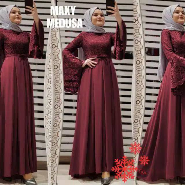 Dres Pesta  Gamis Muslimah Wanita Cowok  Baju  Kondangan  