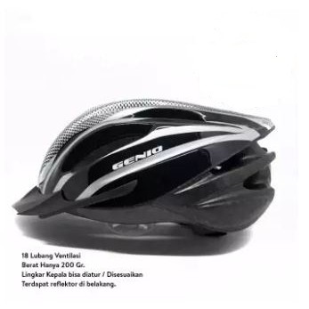 Magnolia Helm Sepeda MTB / Road Bike Murah / Perlengkapan Berkendara GENIO