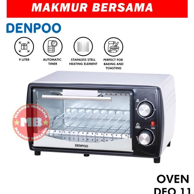 {{{{{{] OVEN TOASTER DENPOO DEO 11 ( 9 LITER )