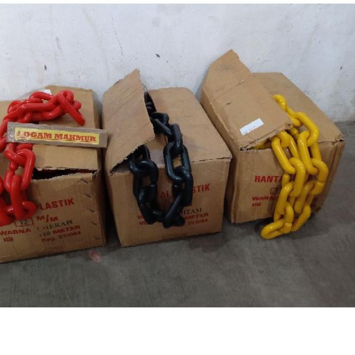 Berkualitas RANTAI PLASTIK BESAR UNTUK TALANG AIR RUMAH, GANTUNGAN BAJU 12MM - 1METER ✷