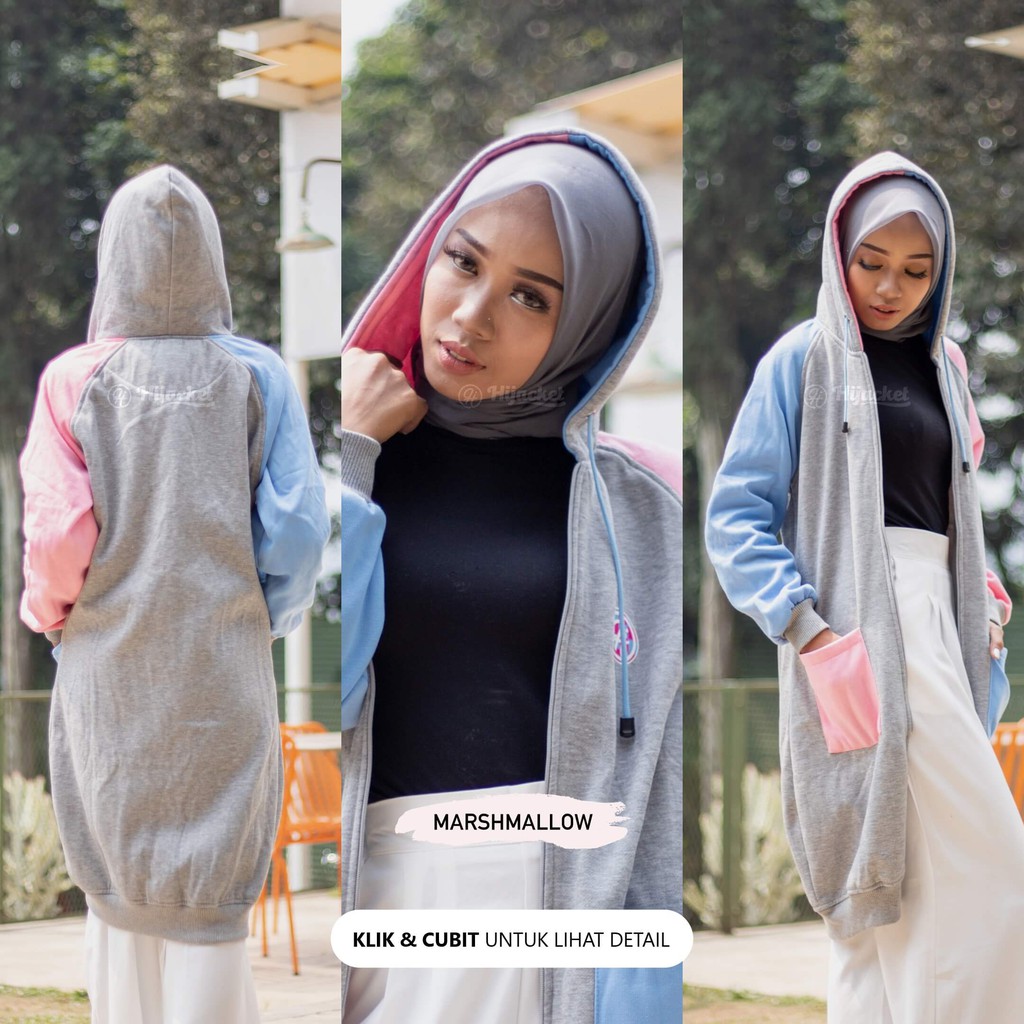 ✅STOK TERAKHIR✅ HIJACKET GROOVY ORIGINAL Jacket Hijaber Jaket Wanita Muslimah Azmi Hijab