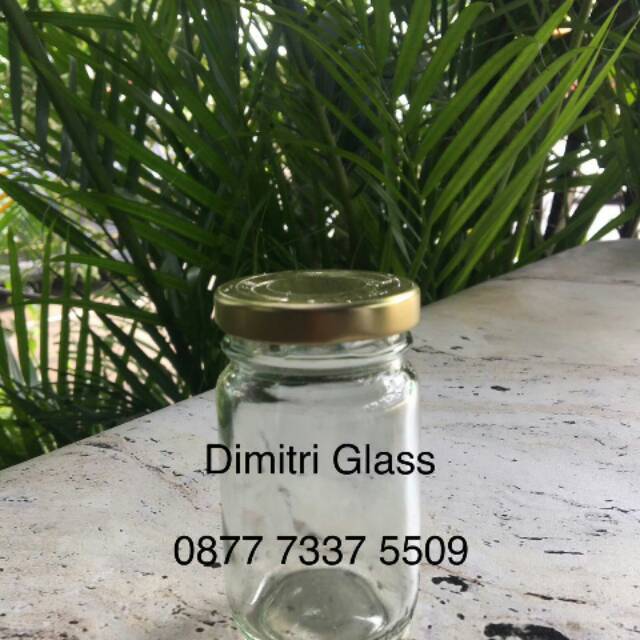 Botol / Jar / Toples kaca 120ml