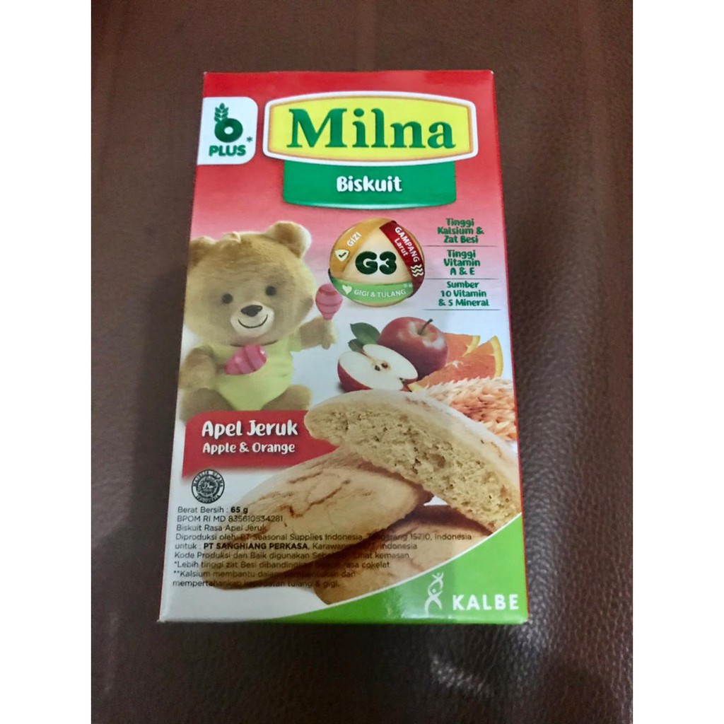 Milna Biskuit Bayi Box 65 Gr