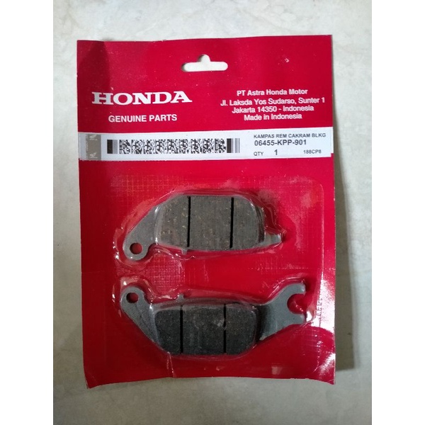 Kampas rem Disc Pad Kampas Rem Belakang Verza Mega pro Supra