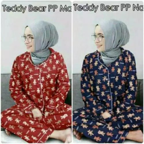 blinqshop BAJU TIDUR AWAN TEDDY BEAR