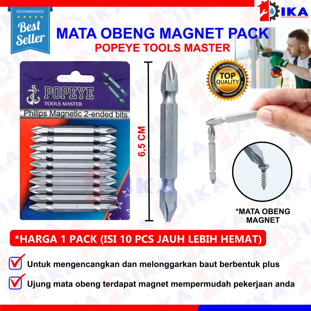 MATA BOR OBENG SET &quot;HELMER&quot; JAPAN QUALITY / GROSIR TIDAK ECER JUAL PER 1 PACK ISI 10 PCS TOP