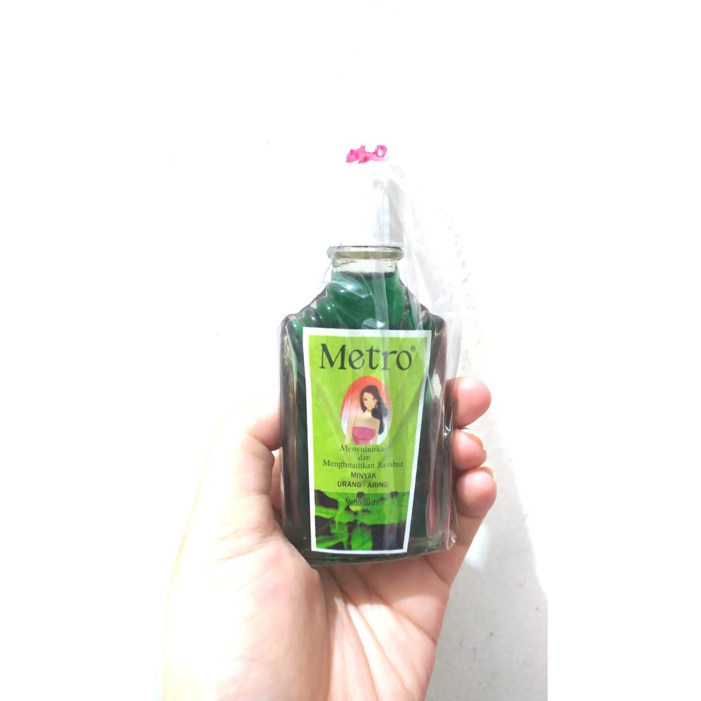 Metro Minyak Urang Aring 50 ml ( Botol Kaca Kotak )