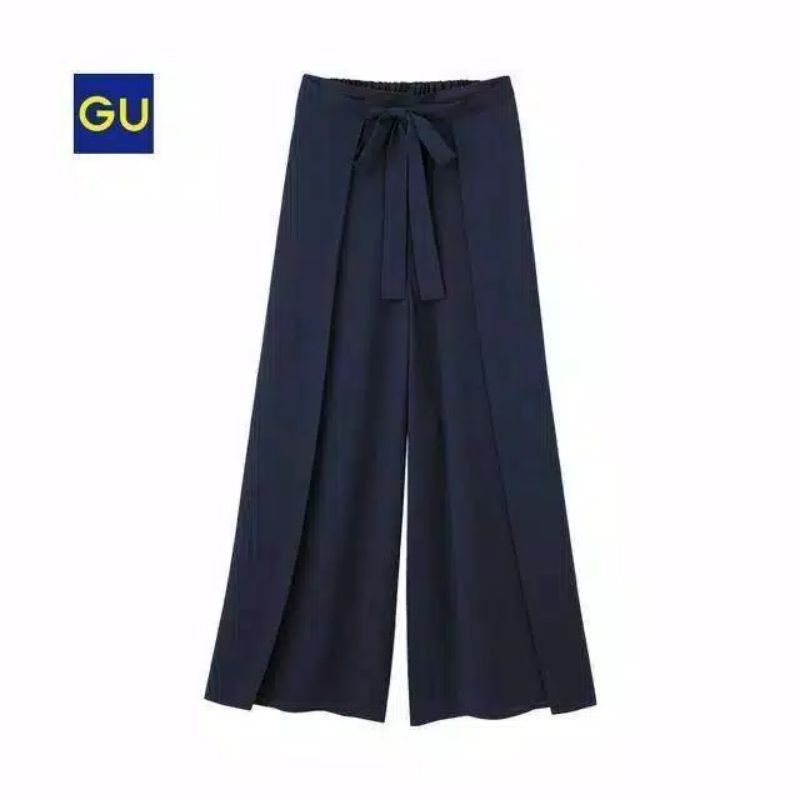 UNIQLO GU KULOT PANJANG ORIGINAL-Tali-navy