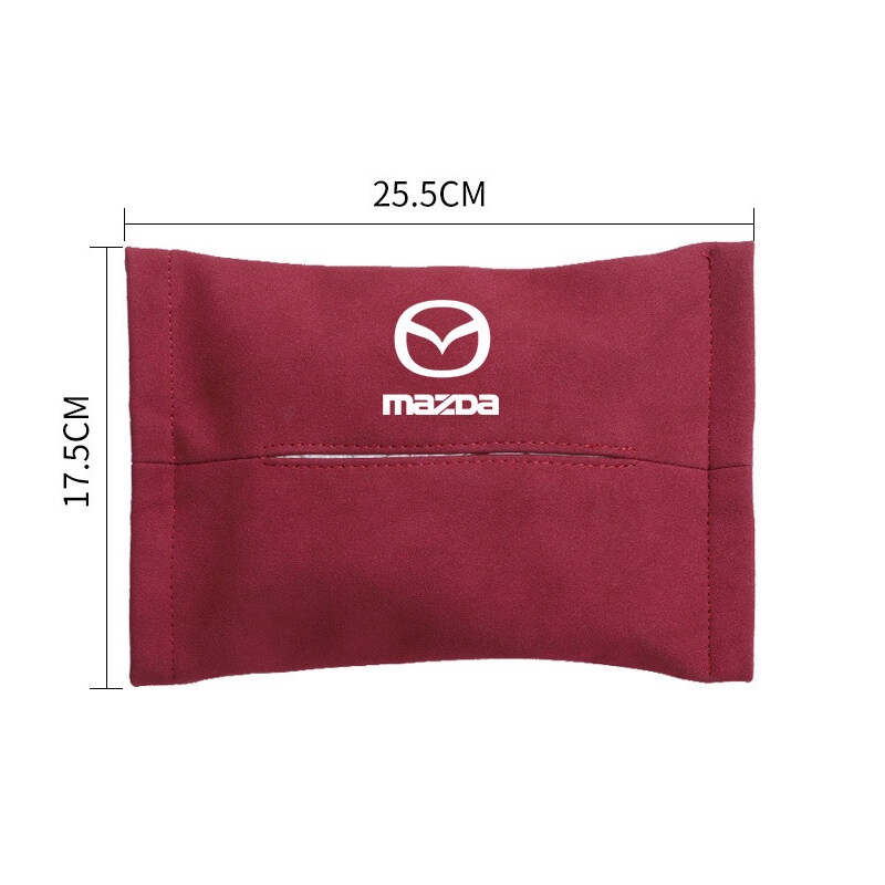 1PC for Mazda 2 3 5 6 323 626 RX8 RX7 MX3 MX5 CX9 CX7 CX5 Atenza Axela Speed Car Tissue Bag Paper Extraction Seat Hanging Tissue Box Creative Armrest Box Interior