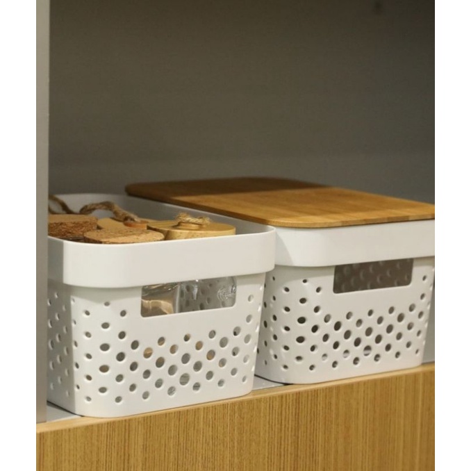 Organizer Informa /Storage Box Informa / Kotak penyimpanan estetik /Kotak Penyimpanan Dengan Penutup