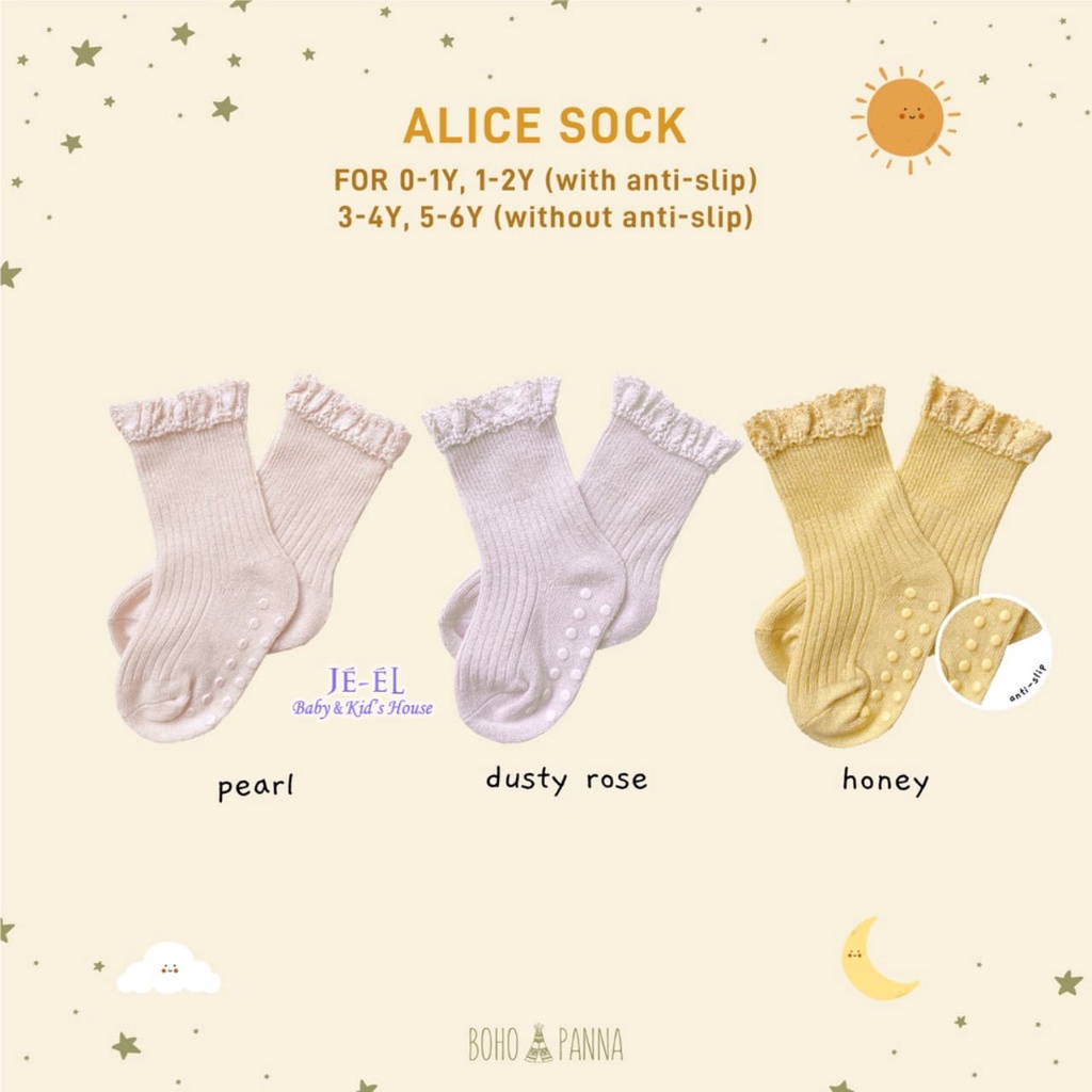 Boho Panna Alice Sock/Kaos Kaki Anak Boho