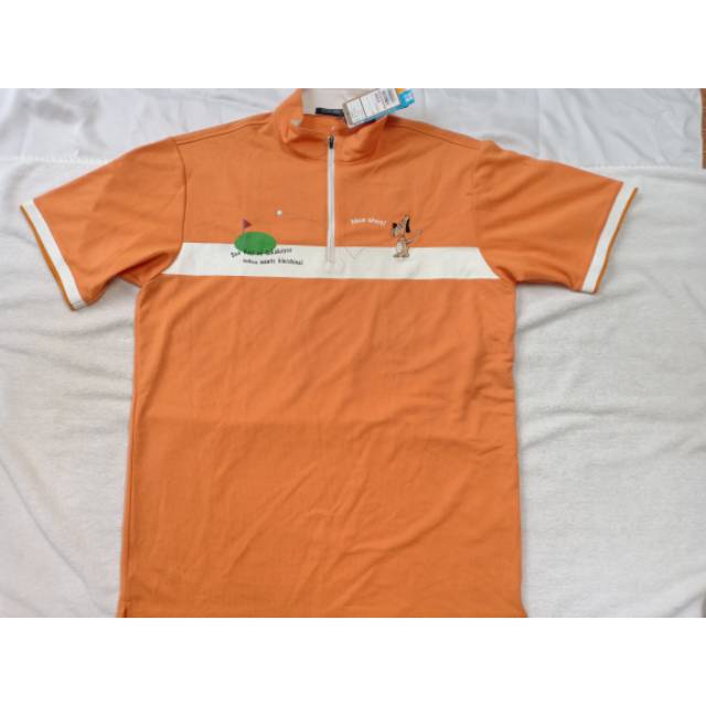 Baju Kaos Poloshirt Berkerah Coragio Sleting Depan Sport Wear