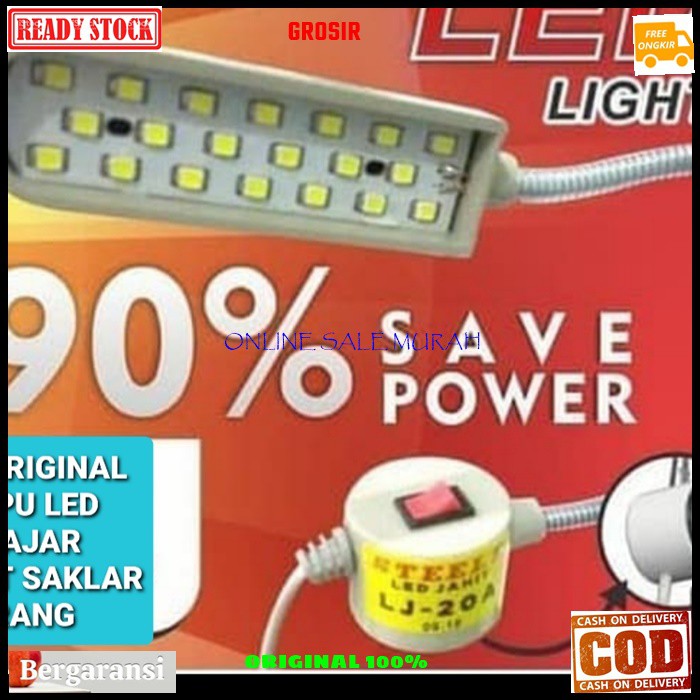 G11 Lampu belajar original lampu baca magnet led light power terang saklar mesin fleksibel belalai lentur lamp emergency bohlam penerangan hias Senter gantung sorot dinding besi G11   Lampu Mesin LED 20 Titik Model Belalai Magnet  Tipe : Belalai / Pipa Fl