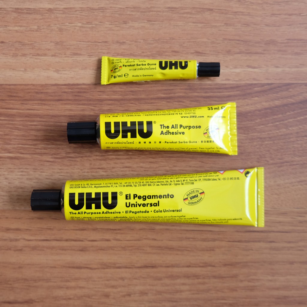 

Lem UHU All Purpose Adhesive Perekat Serba Guna Kecil Sedang Besar (7 ml/35 ml/60ml)