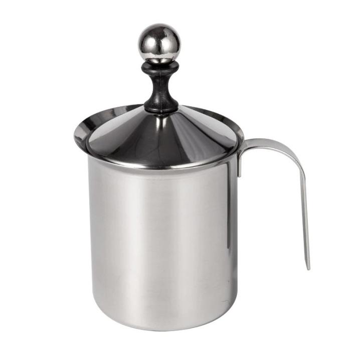 French Press Milk Frother Double Mesh / Alat Pembuih Susu Manual Neww