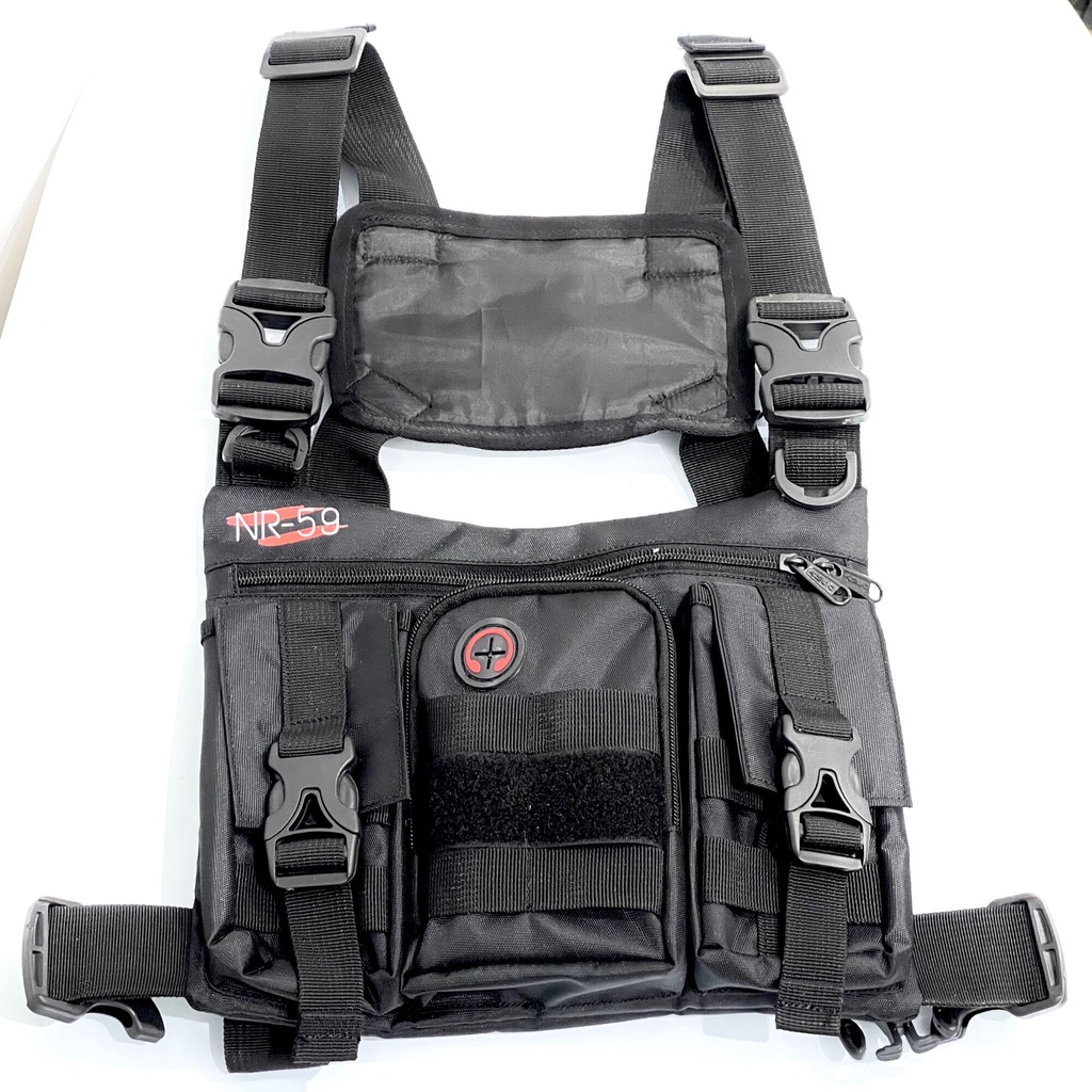 CHEST RIG BAG TAS DADA PRIA / TAS DADA POLISI ORIGINAL NR-59 MODEL TERBARU KEKINIAN 2022