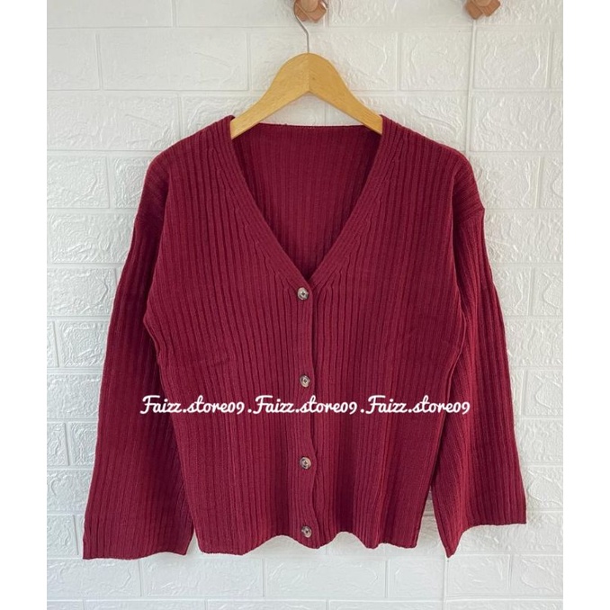 CARDI RAJUT JALUR WANITA/CARDIGAN RAJUT OVERSIZE PREMIUM STORE09 MURAH