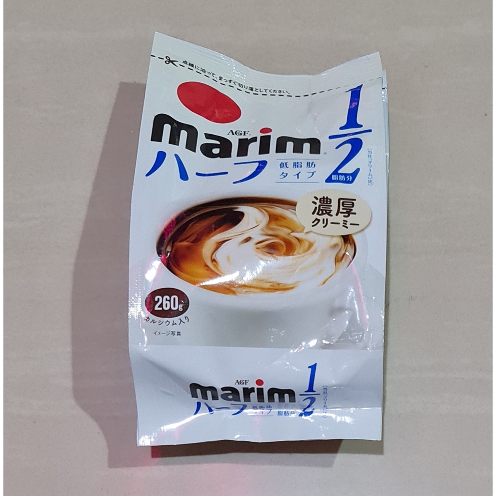 AGF Marim Half Creaming Powder Coffee Milk 260 Gram