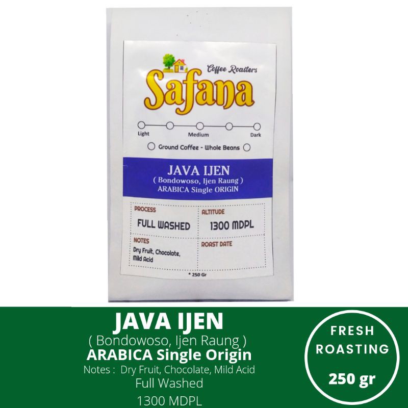 

Kopi Java Ijen Arabica Single Origin Fresh Roasting Coffee 250gr