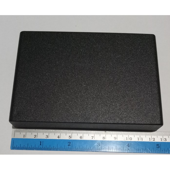 BOX HITAM /BOX PLASTIK X7 (12,5x8,5x1,7 cm)