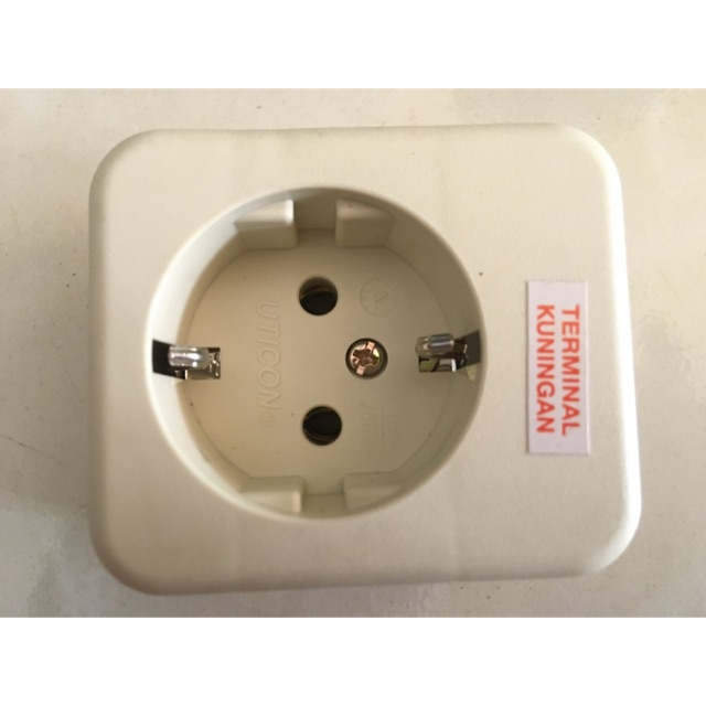 Terminal listrik kuningan isi 1 lubang colokan