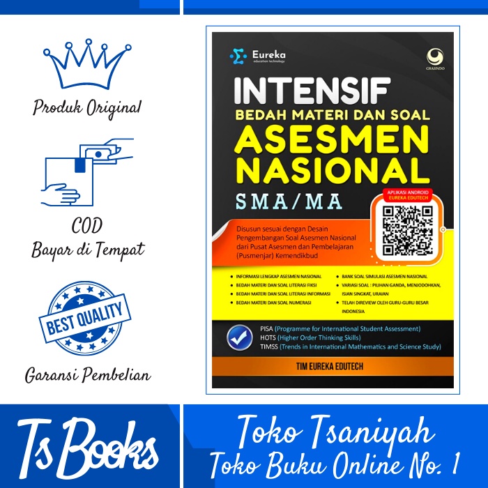 Jual Buku Pendidikan Intensif Bedah Materi Dan Soal Asesmen SMA MA Tim ...