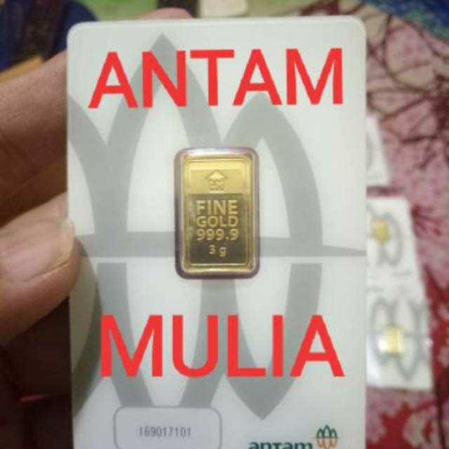 Logam mulia Emas Antam 3 gram 2020