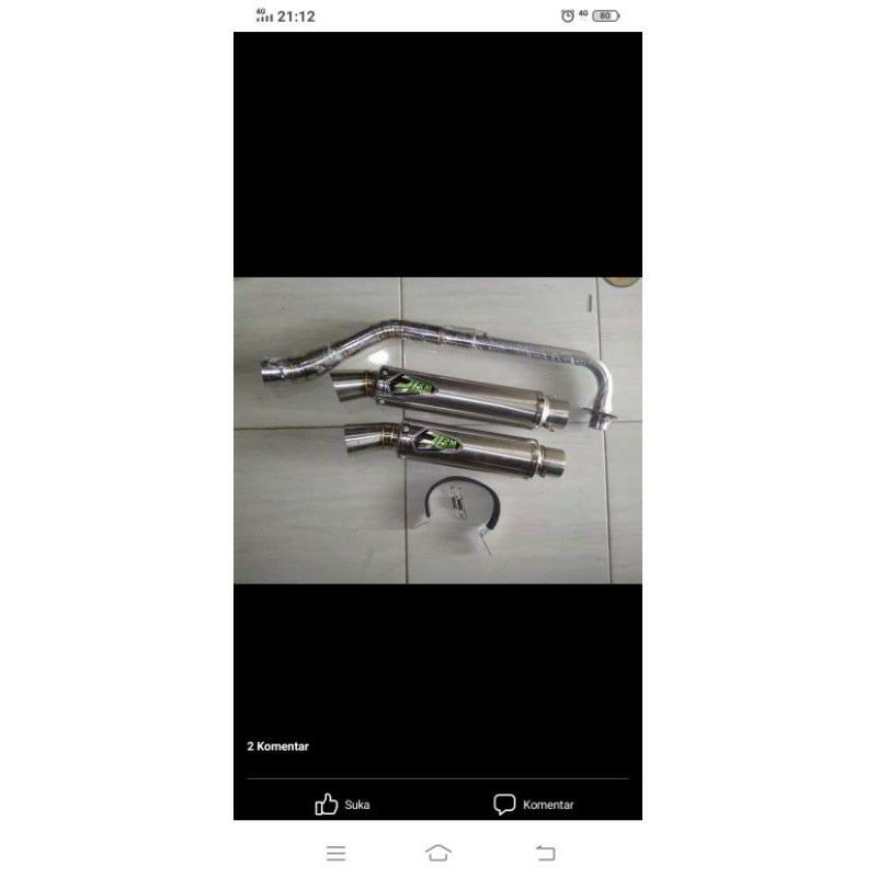 knalpot JRM smesh Jupiter Z1 Shogun dll