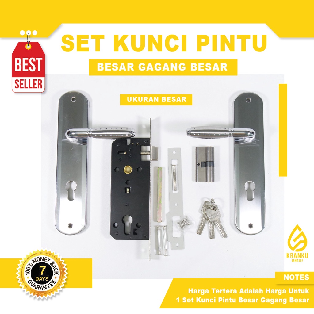 Kunci pintu rumah gagang kunci pintu gagang Bulat besar
