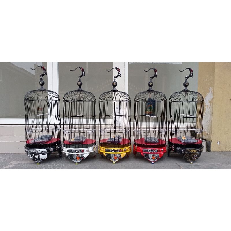 PROMO sangkar lovebird sazime decal tebok kayu