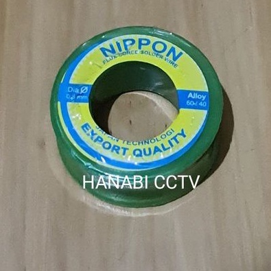 Timah Solder Nippon 0.8mm 10m