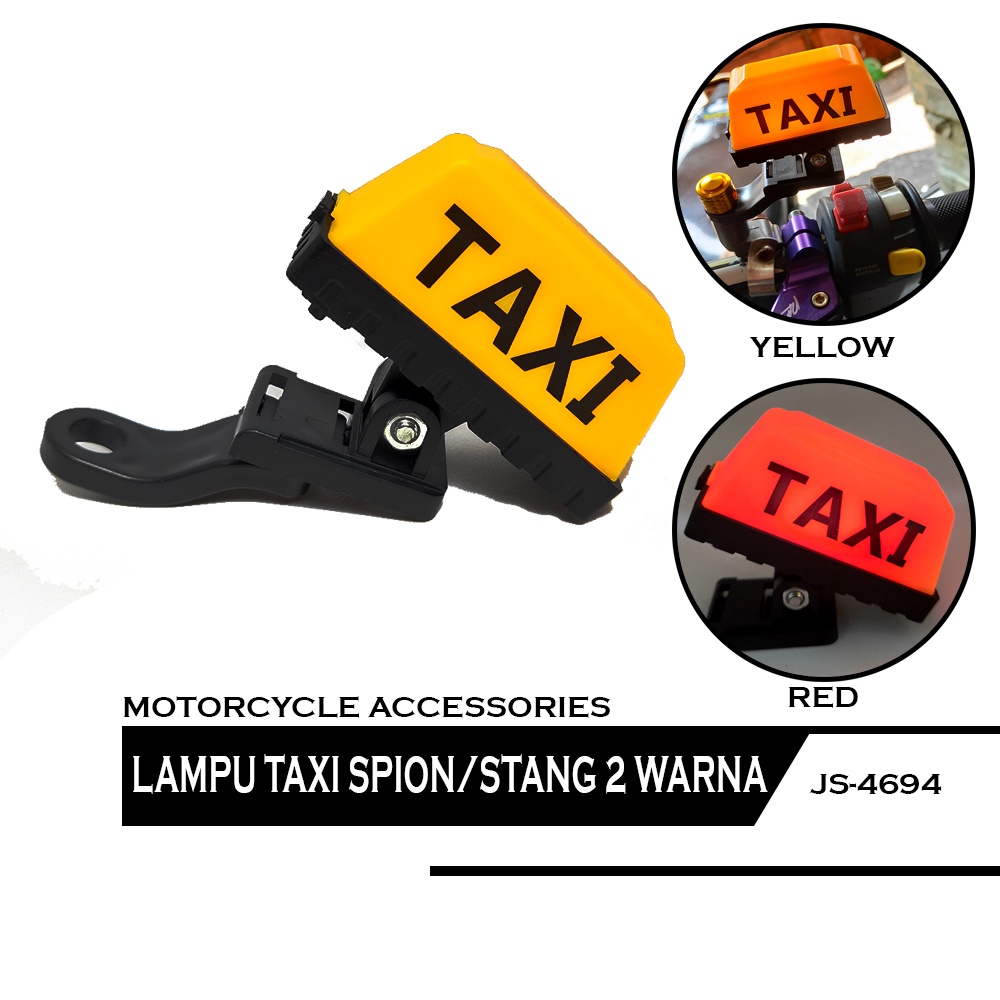 LAMPU SPION TAXI LAMP EASY TO INSTALATION ON STANG OR SPION KEDIP&amp;FLAS