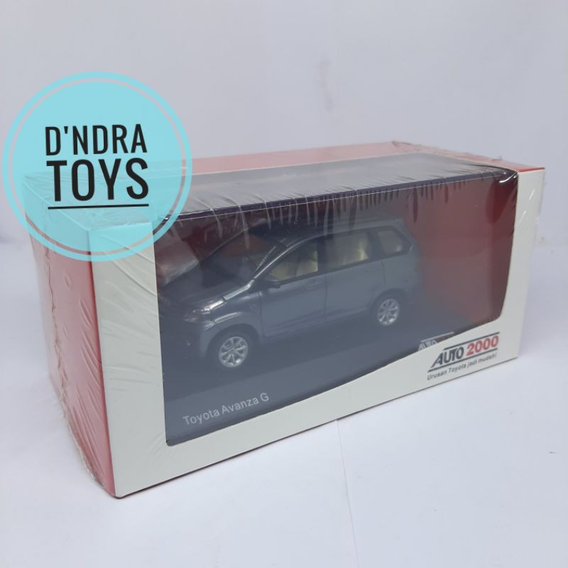 Diecast Miniatur Mobil Toyota Avanza G - Grey DieCast Mobilan Asli Original Toyota Skala 43