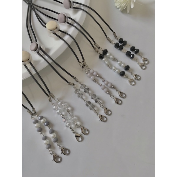 Konektor Masker Hijab / Strap Mask 2 in 1 / Pengait masker polos / Strap mask hijab