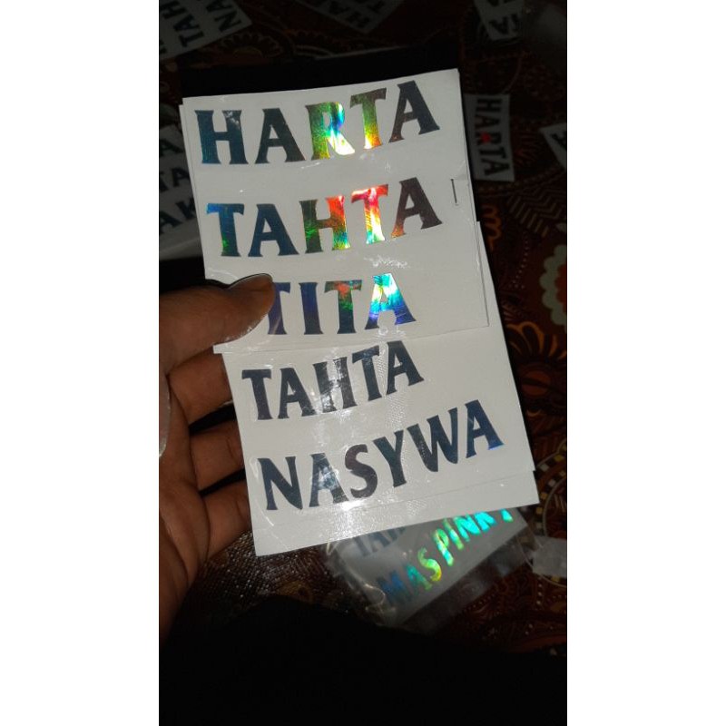 

stiker hologram