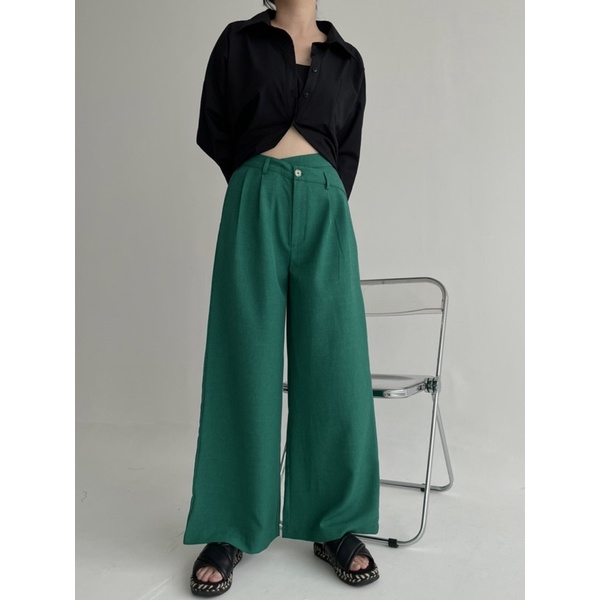 lookatmeofficial • Hadid Highwaist Pants - Celana Kulot Wanita Premium