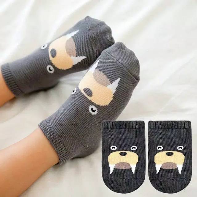 Kaos kaki korea anak 3D karakter hewan motif lucu