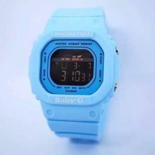 LS Jam tangan casio baby g BGA-550 led digital strap rubber jam tangan wanita-2