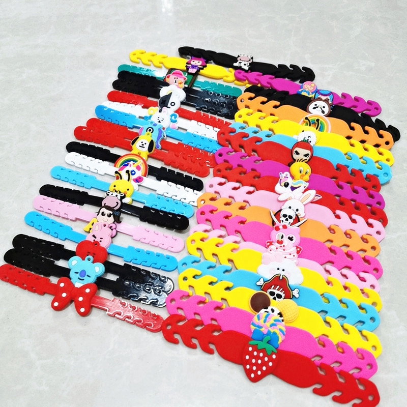 Pelindung Telinga Elastis Anti Slip Motif Kartun Mickey/Unicorn Untuk Anak/Dewasa