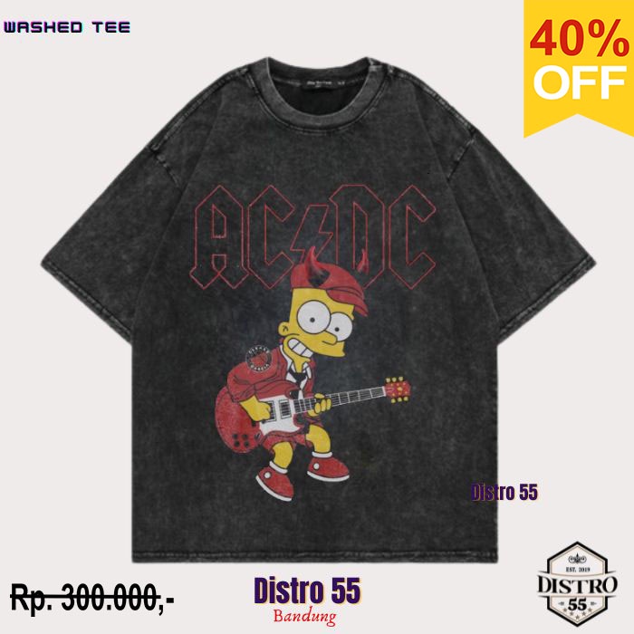 KAOS BAND ACDC BLOW UP YOUR VIDEO  VINTAGE T SHIRT (OVERSIZED TEE) / TSHIRT ACDC BLOW UP YOUR VIDEO 