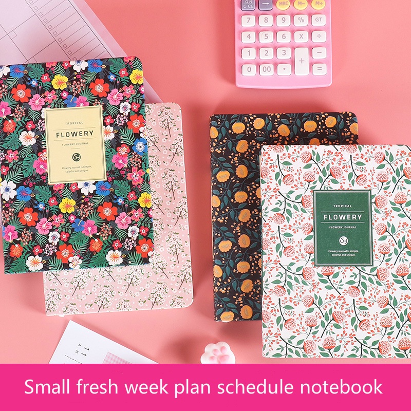2022 Yearly Agenda Planner Monthly Weekly Plan A6 Pocket Notebook Cute Diary Journal Office Stationery Christmas Gifts
