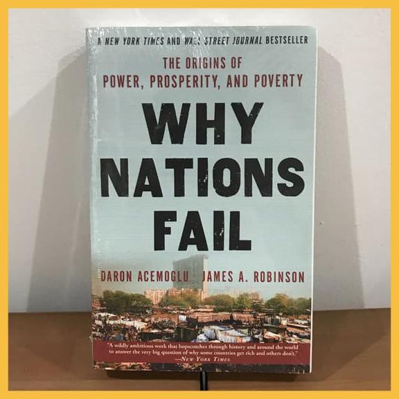 Buku Import Why Nations Fail By Daron Acemoglu (Original Paperback)