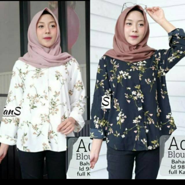 Fourfashion Adellia Blouse Kemeja Adellia Monalisa Maxmara