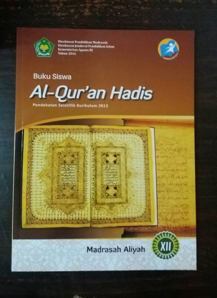 Jual BUKU SISWA ALQURAN HADIS KELAS 12 MA K13 KEMENAG