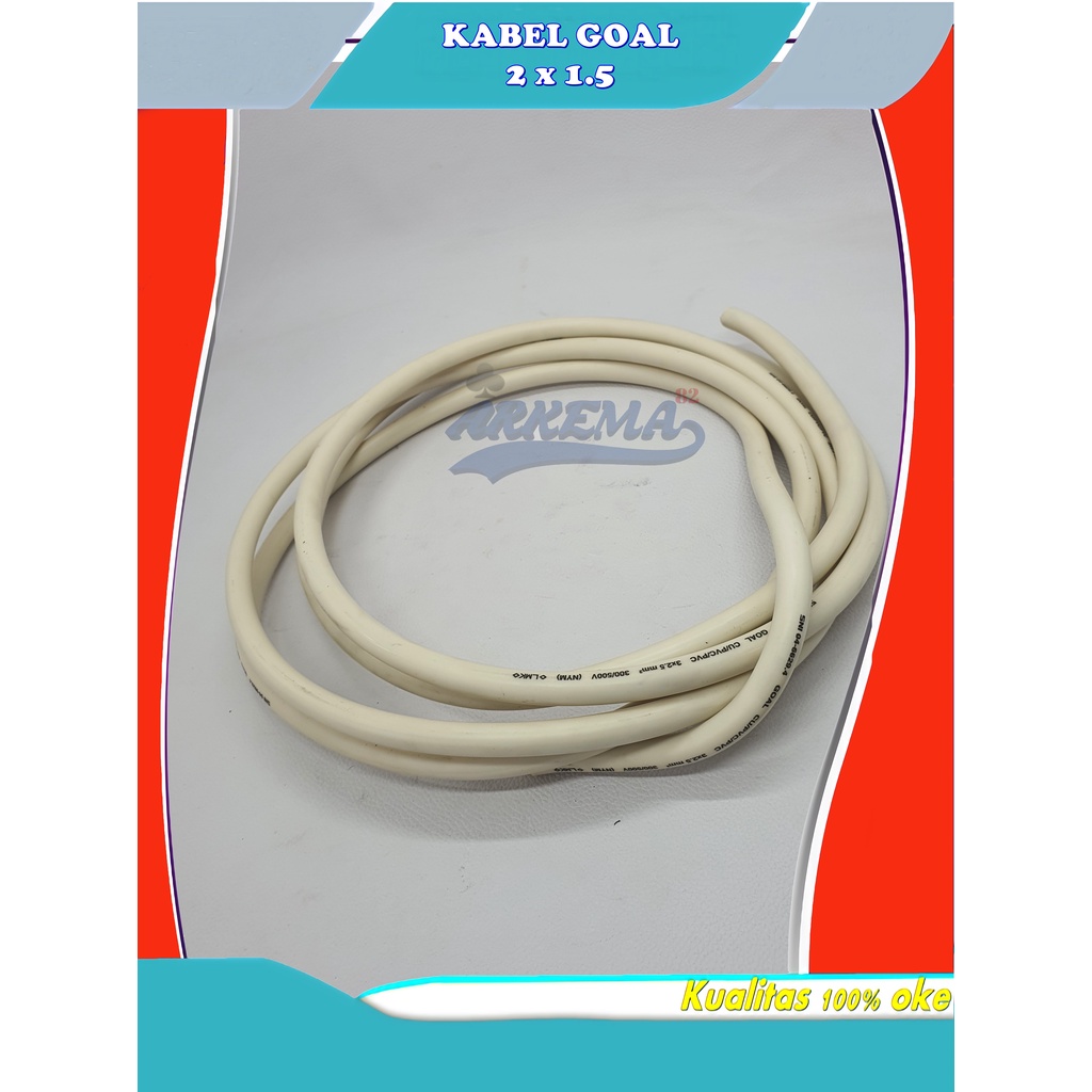 (DI JUAL METERAN) KABEL NYM 2 X 1.5 | KABEL TUNGGAL AC 2 X 1.5 | KABEL KAWAT TEMBAGA AC | KABEL