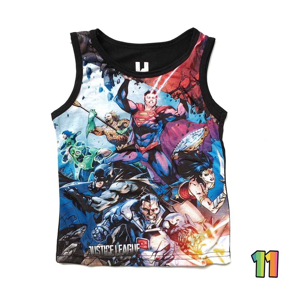 FURO Kaos Kutung Singlet Anak LakiLaki SUPERHEROES