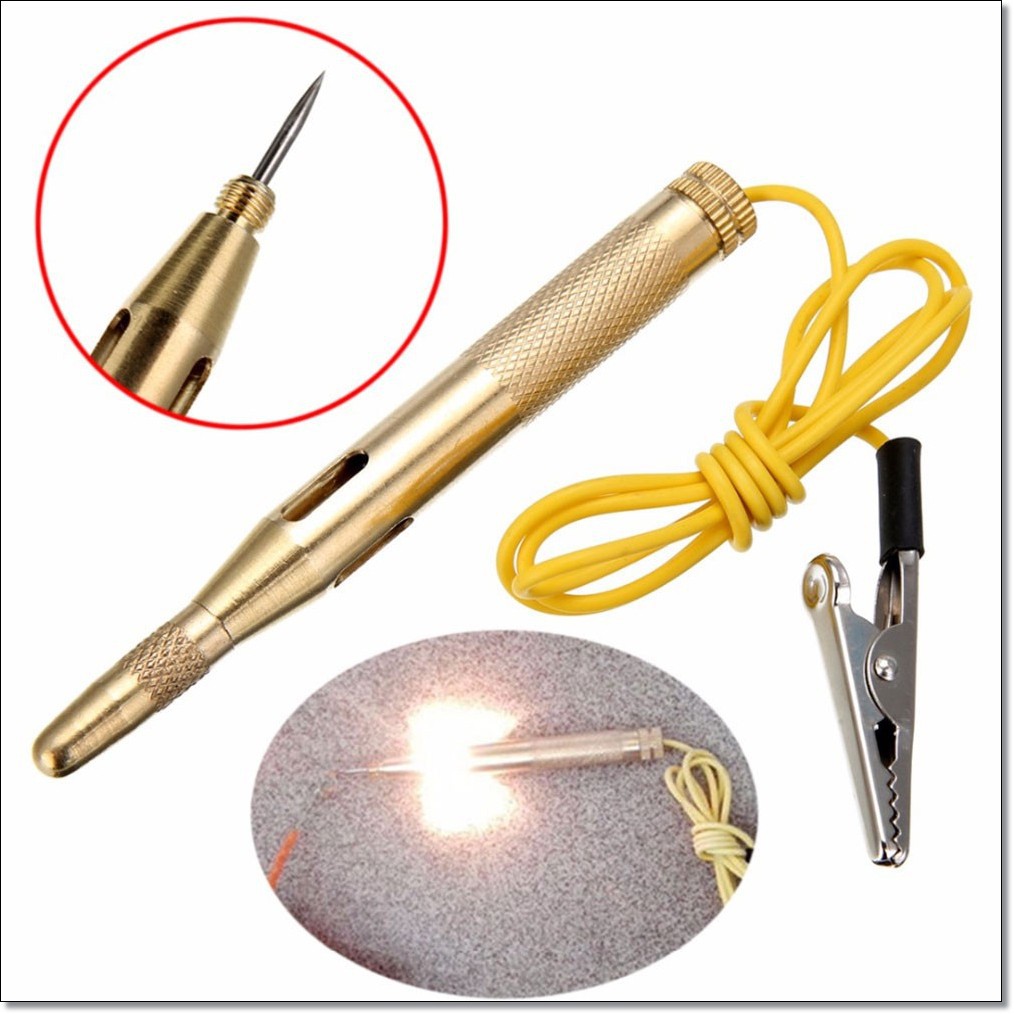 Grab Medan VOLTAGE TEST PEN PENDETEKSI ALIRAN ARUS LISTRIK SPARK INDICATOR MOBIL MOTOR DC 6V-12